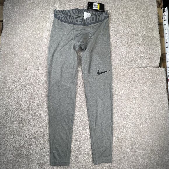 Nike Pro Dri-Fit Compression Pants Gray Men's Size small - Picture 1 of 4